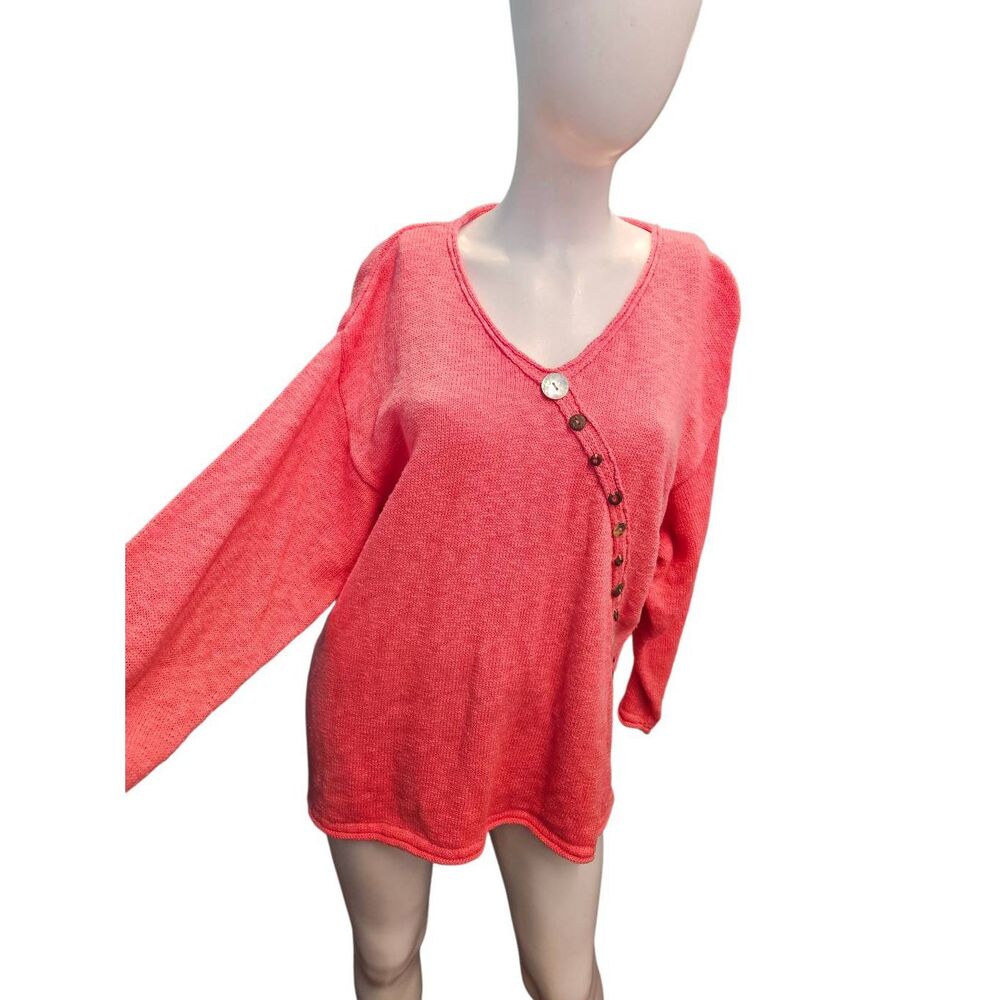 Lulu B Coral Sweater Womens Size XL - Picture 3 of 10